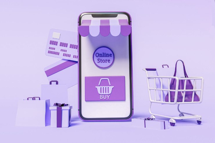 smartphone con varie icone 